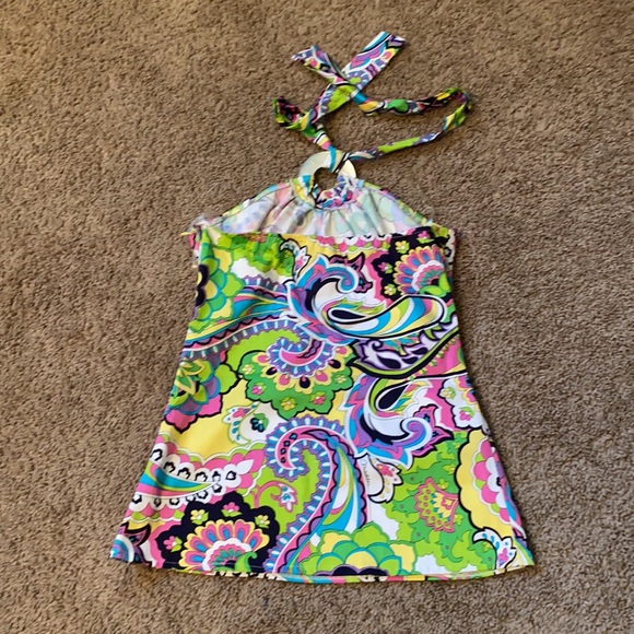Melly M sz 2 halter tank top - Picture 4 of 6